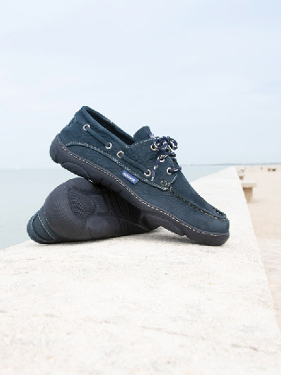Chaussures bateau Christophe Auguin, le confort et l'excellence Made in France